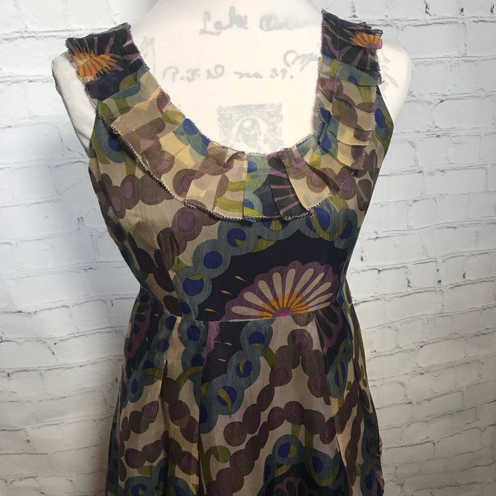 Retro Silk Dress Size 38 / US 6